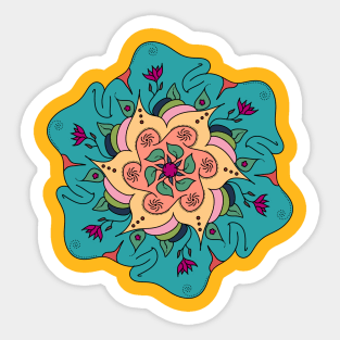 Mandala flower v3 Sticker